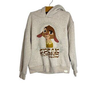 Disney Wish Speak Your Mind Hoodie Beige Size M